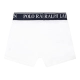 Ralph Lauren Set 3Paia Di Boxer tinta unita Bianco per Bambino 9P5015 BIANCO RALPH LAUREN 