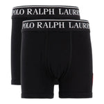 Ralph Lauren Set 2Pz Di Boxer tinta unita Nero per Bambino 9P5016 NERO RALPH LAUREN 