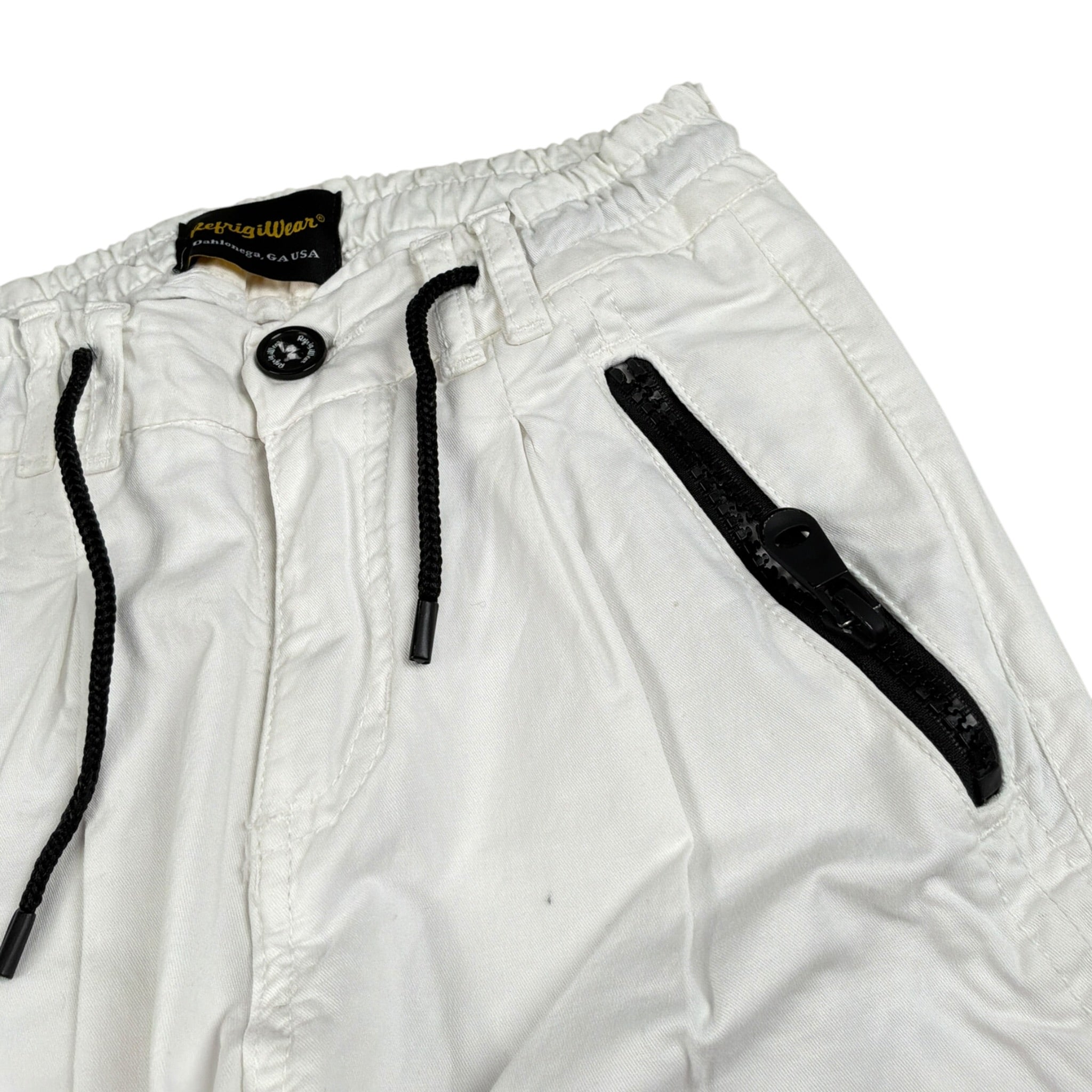 Refrigiwear Pantalone tinta unita con Elastico In Vita Bianco per Bambino DJDJDJ BIANCO REFRIGIWEAR 