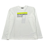 Refrigiwear Shirt Girocollo tinta unita con Stampa Bianco per Bambino R1081W25 BIANCO REFRIGIWEAR 