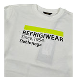 Refrigiwear Shirt Girocollo tinta unita con Stampa Bianco per Bambino R1081W25 BIANCO REFRIGIWEAR 