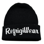 Refrigiwear Cappello tinta unita con Logo Nero per Bambino R1096W25 NERO REFRIGIWEAR 
