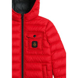 Refrigiwear Giubbino tinta unita con Cappuccio Rosso per Bambino RB1301W25 ROSSO REFRIGIWEAR 