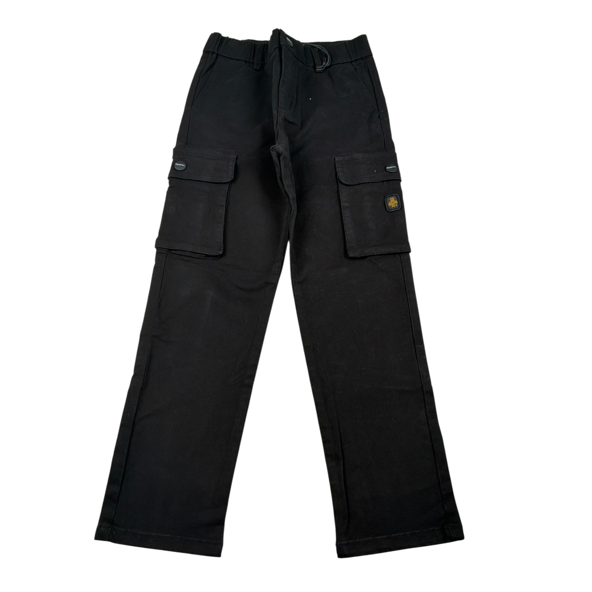 Refrigiwear Pantalone Tinta Nita con Elastico In Vita Nero per Bambino RB1304W25X NERO REFRIGIWEAR 