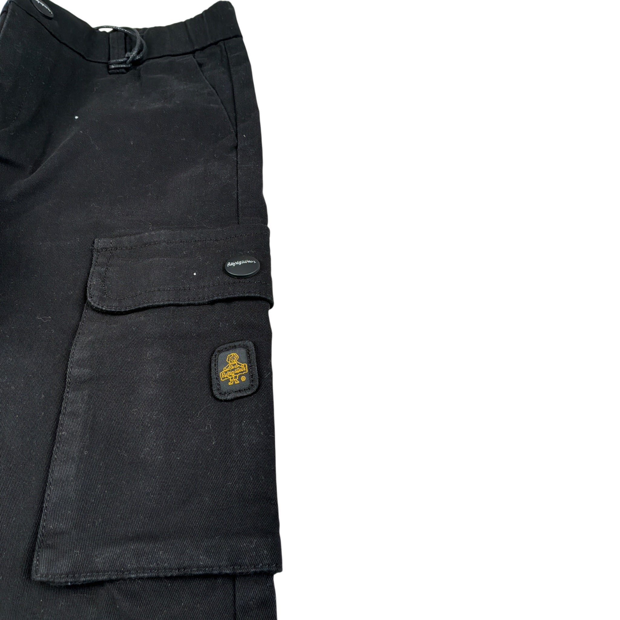 Refrigiwear Pantalone Tinta Nita con Elastico In Vita Nero per Bambino RB1304W25X NERO REFRIGIWEAR 