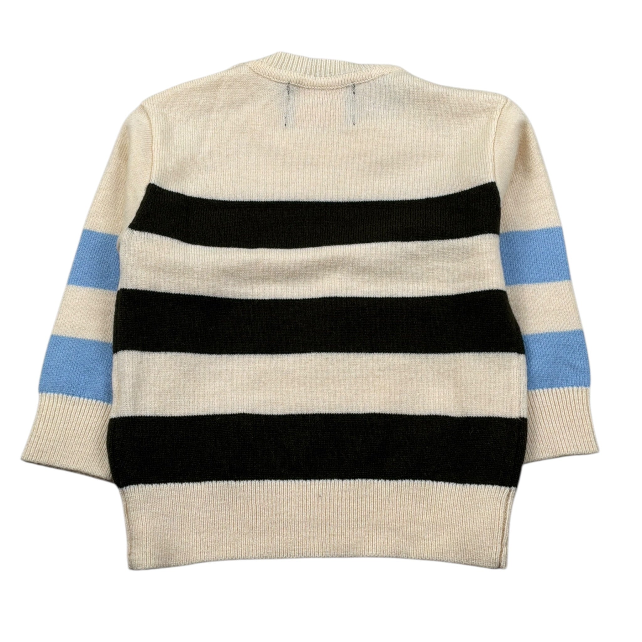 Refrigiwear Maglia Girocollo Fantasia A Righe Beige per Bambino RB1322W25 BEIGE REFRIGIWEAR 