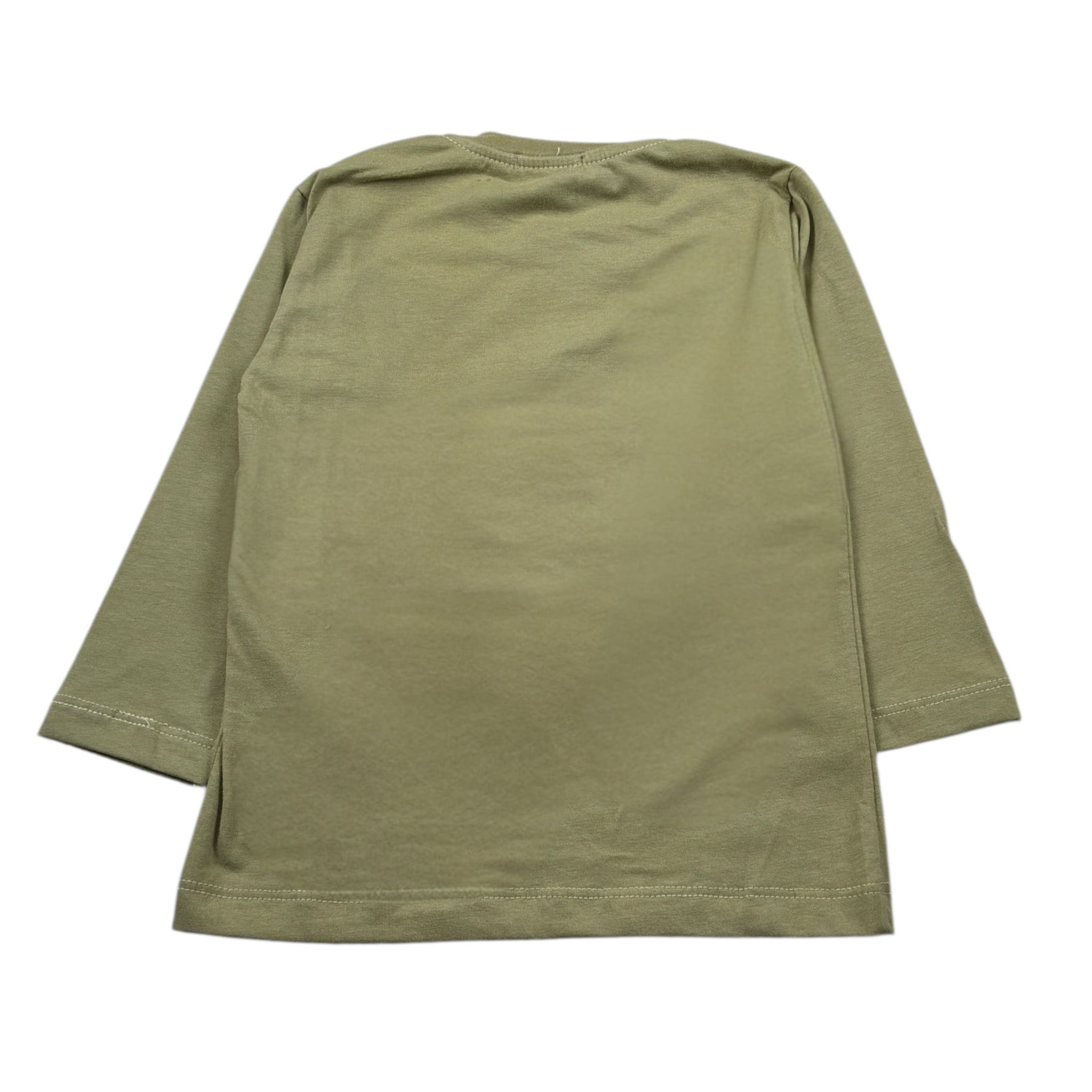 Refrigiwear Shirt Girocollo tinta unita con Logo Verde per Bambino RB1347W25 VERDE REFRIGIWEAR 
