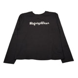 Refrigiwear Shirt Girocollo tinta unita con Logo Nero per Bambino RG1400W25 NERO REFRIGIWEAR 