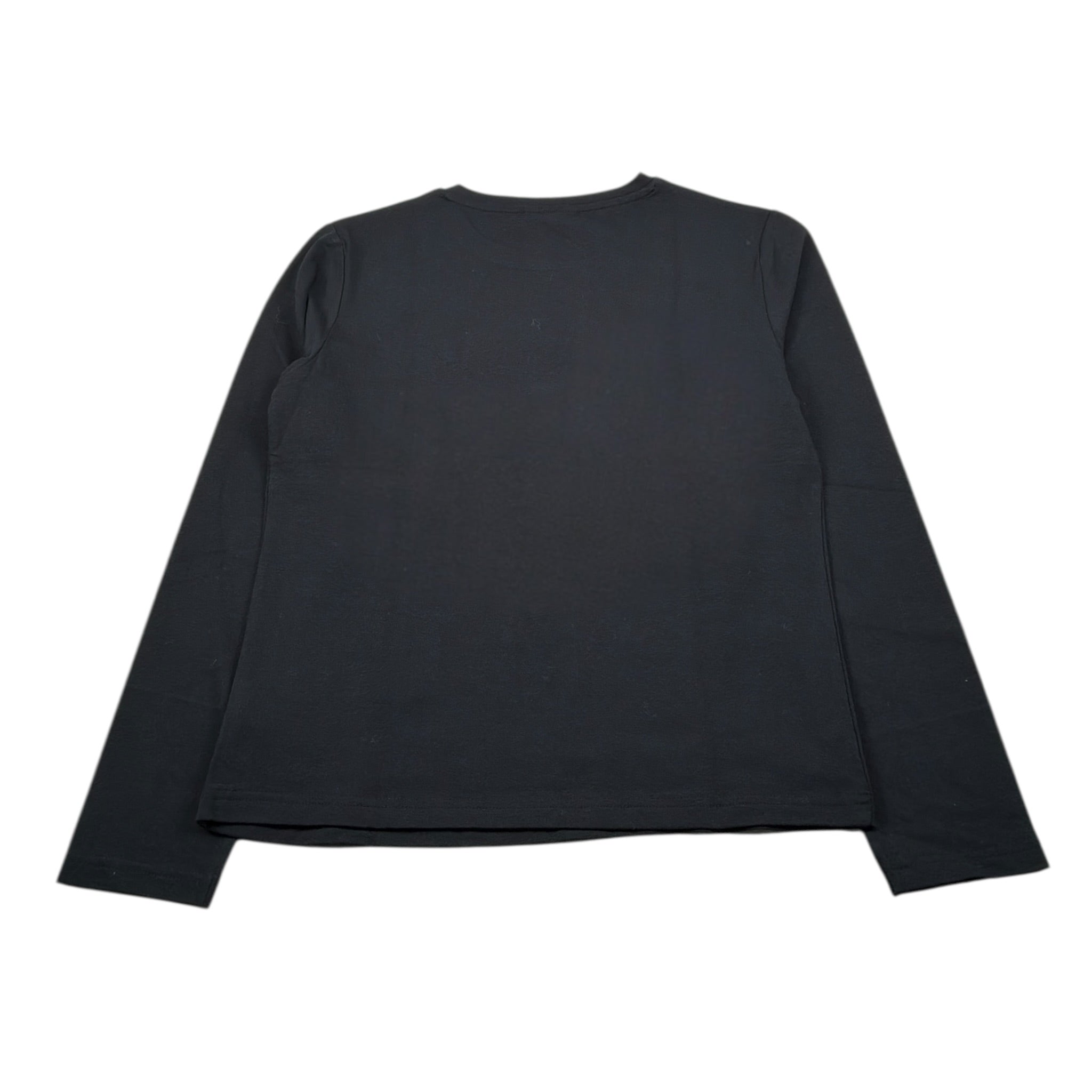 Refrigiwear Shirt Girocollo tinta unita con Logo Nero per Bambino RG1400W25 NERO REFRIGIWEAR 