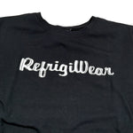 Refrigiwear Shirt Girocollo tinta unita con Logo Nero per Bambino RG1400W25 NERO REFRIGIWEAR 