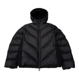 Refrigiwear Giubbino tinta unita con Cappuccio Nero per Bambina RG1408W25 NERO REFRIGIWEAR 