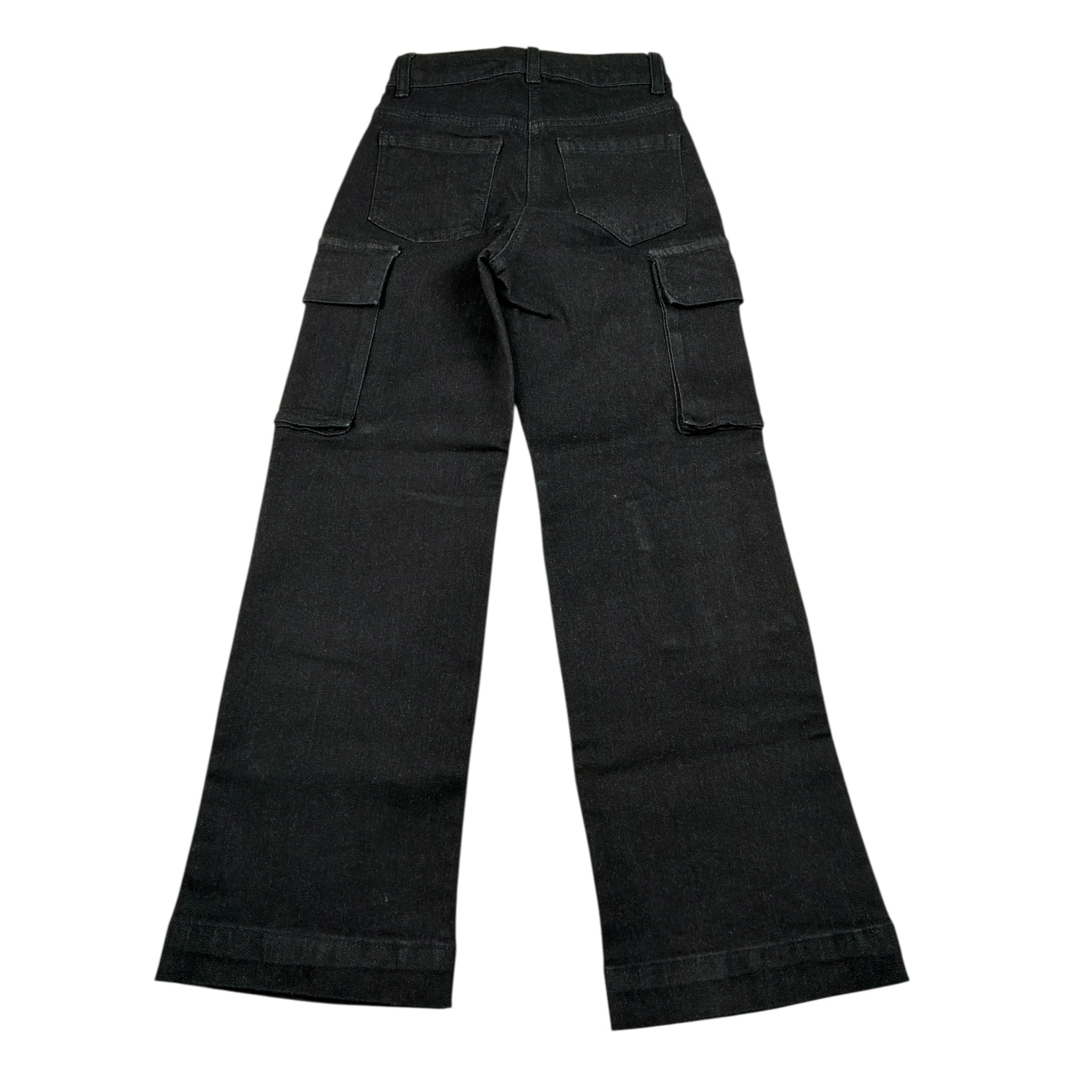 Refrigiwear Jeans tinta unita Modello Palazzo Nero per Bambina RG1415W25 NERO REFRIGIWEAR 