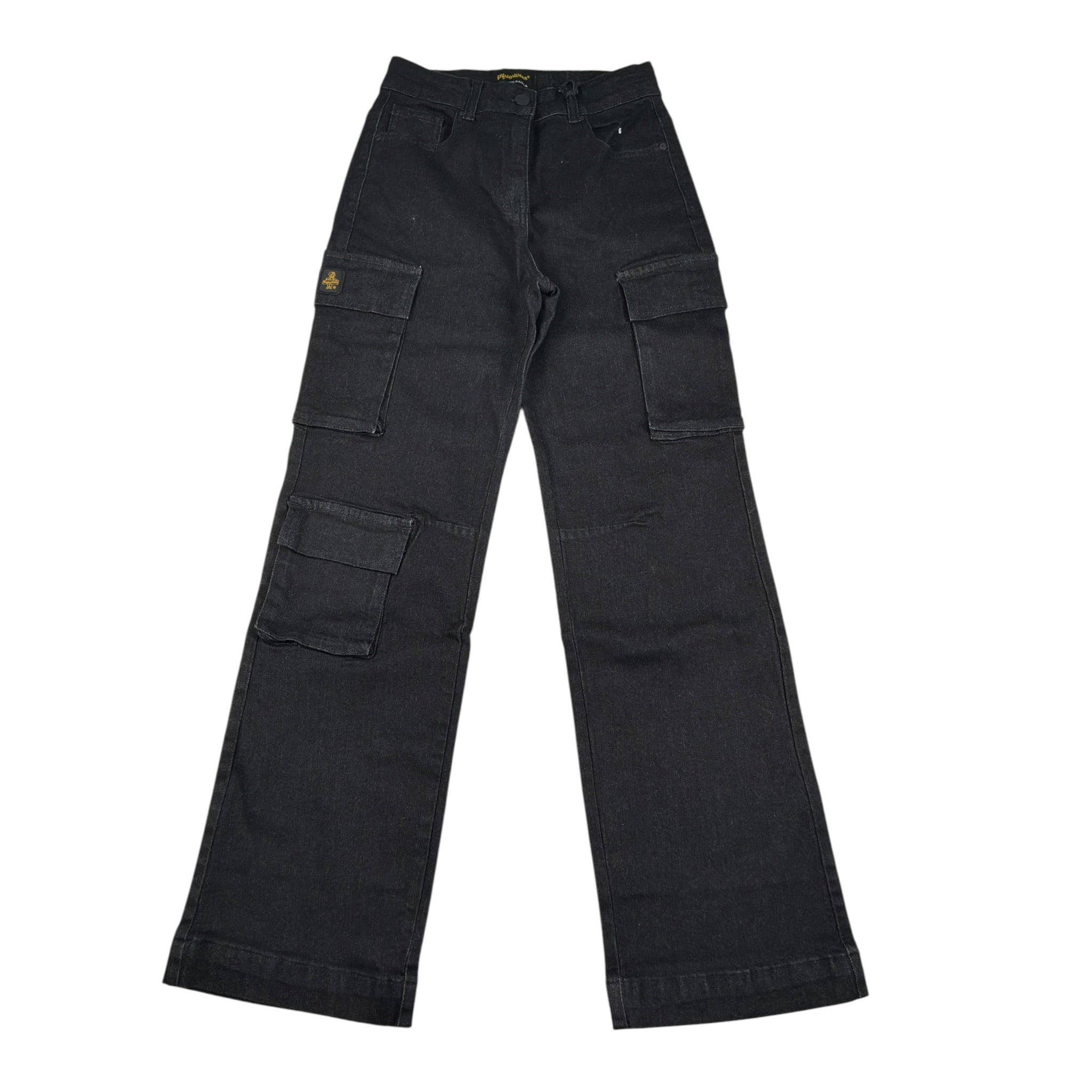 Refrigiwear Jeans tinta unita Modello Palazzo Nero per Bambina RG1415W25XX NERO REFRIGIWEAR 