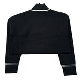 Refrigiwear Maglia Collo Alto tinta unita con Logo Nero per Bambina RG1416W25 NERO REFRIGIWEAR 