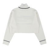 Refrigiwear Maglia Collo Alto tinta unita con Logo Panna per Bambina RG1416W25XXX PANNA REFRIGIWEAR 