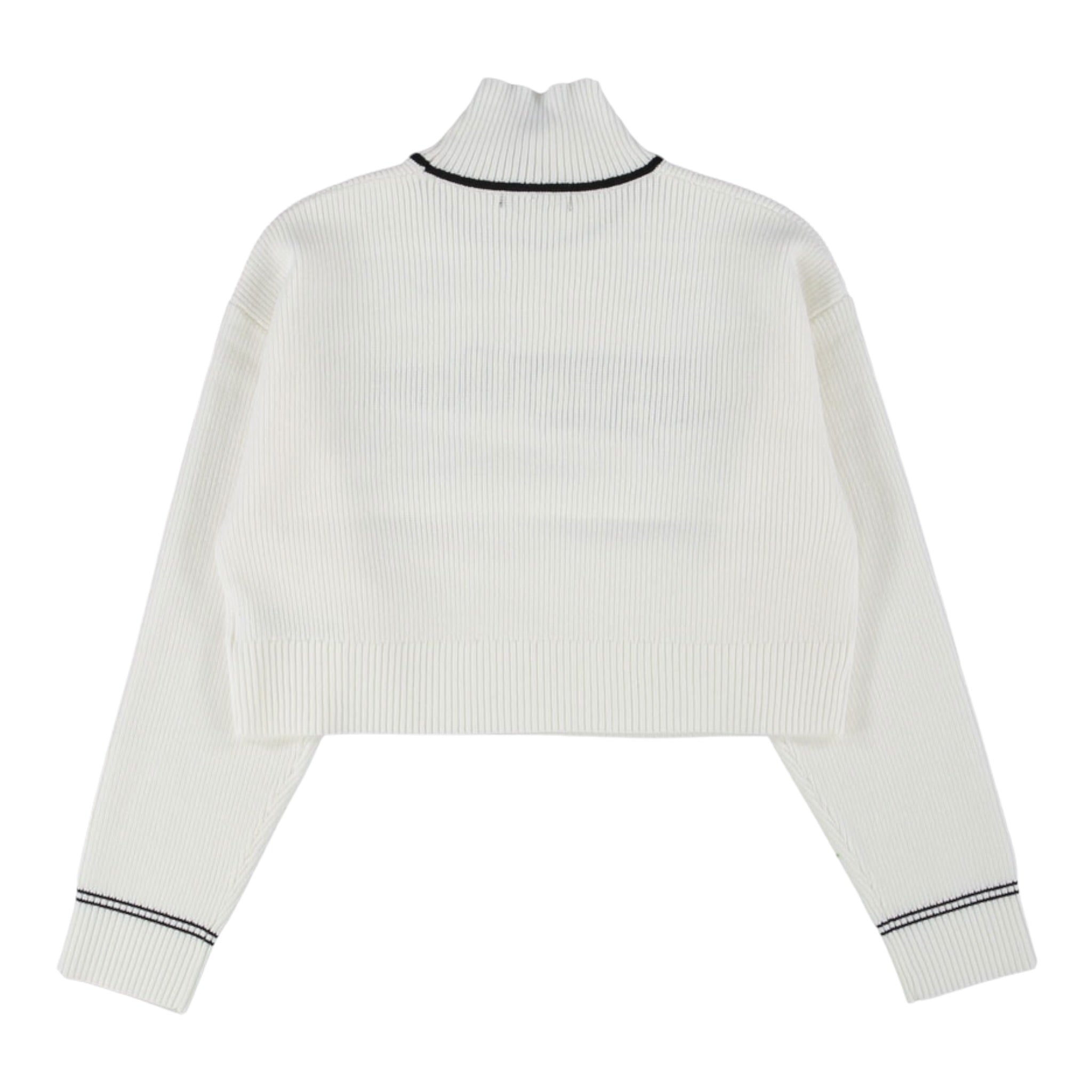 Refrigiwear Maglia Collo Alto tinta unita con Logo Panna per Bambina RG1416W25XXX PANNA REFRIGIWEAR 