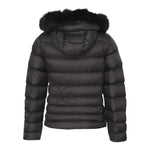 Refrigiwear Giubbino tinta unita con Cappuccio E Zip Nero per Bambina RG1419W25 NERO REFRIGIWEAR 