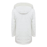 Refrigiwear Giubbino tinta unita con Cappuccio Bianco per Bambina RG1423W25 BIANCO REFRIGIWEAR 
