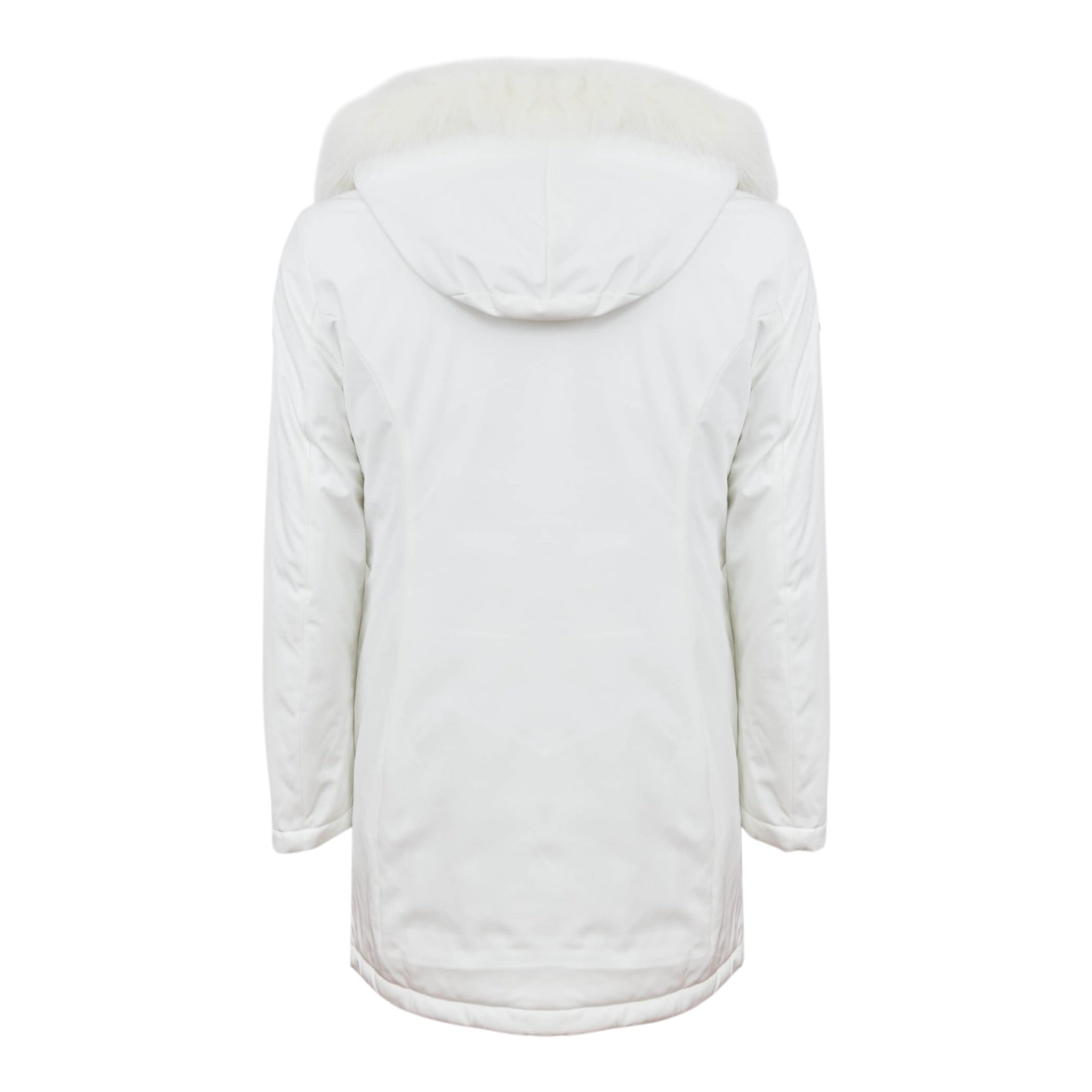 Refrigiwear Giubbino tinta unita con Cappuccio Bianco per Bambina RG1423W25 BIANCO REFRIGIWEAR 