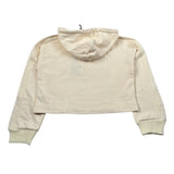 Refrigiwear Felpa Chiusa con Cappuccio tinta unita con Logo Panna per Bambina RG1457W25 PANNA REFRIGIWEAR 