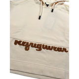 Refrigiwear Felpa Chiusa con Cappuccio tinta unita con Logo Panna per Bambina RG1457W25 PANNA REFRIGIWEAR 