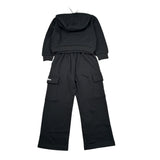 Refrigiwear Completo 2 Pezzi Felpa-Pantalone tinta unita Nero per Bambina RG1481W25 NERO REFRIGIWEAR 