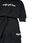 Refrigiwear Completo 2 Pezzi Felpa-Pantalone tinta unita Nero per Neonata RG1481W25NX NERO REFRIGIWEAR 