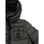 Refrigiwear Giubbino tinta unita con Cappuccio Verde per Neonato RN1201W25 VERDE REFRIGIWEAR 