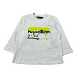 Refrigiwear Shirt Girocollo tinta unita con Stampa Bianco per Neonato RN1241W25 BIANO REFRIGIWEAR 