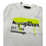 Refrigiwear Shirt Girocollo tinta unita con Stampa Bianco per Bambino RN1241W25J BIANCO REFRIGIWEAR 