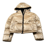 Refrigiwear Giubbino tinta unita con Cappuccio Beige per Bambina RWG961 BEIGE REFRIGIWEAR 