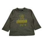 Refrigiwear Shirt Girocollo tinta unita con Ricami Verde per Neonato RWN800 VERDE REFRIGIWEAR 