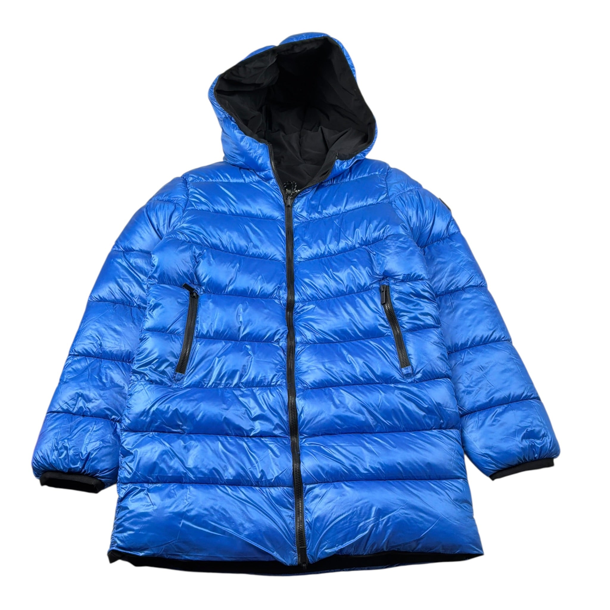 Refrigue Giubbino Reversibile Bicolore con Cappuccio Nero/Blu per Bambino 2831O00002 NERO/BLU REFRIGUE 