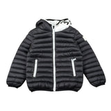 Refrigue Giubbino tinta unita con Cappuccio E Zip Nero per Bambino 2831O000030 NERO REFRIGUE 