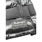 Refrigue Giubbino tinta unita con Zip Nero per Bambino 2831O000031X NERO REFRIGUE 
