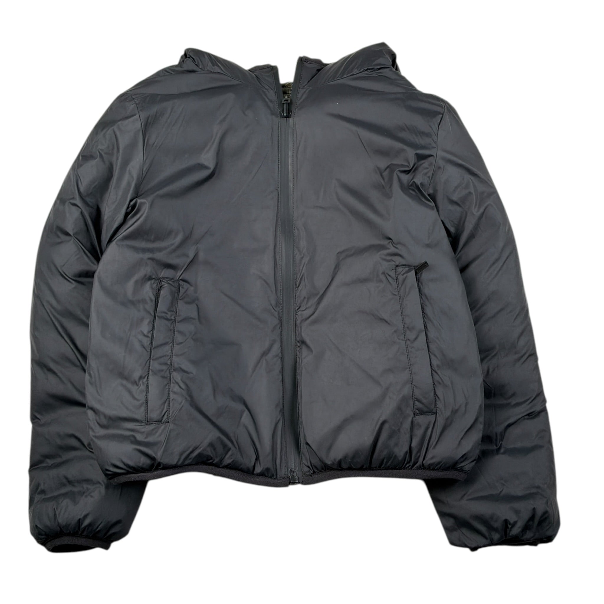 Refrigue Giubbino tinta unita con Cappuccio E Zip Reversibile Nero/Verde per Bambino 2831O000032 NERO/VERDE REFRIGUE 