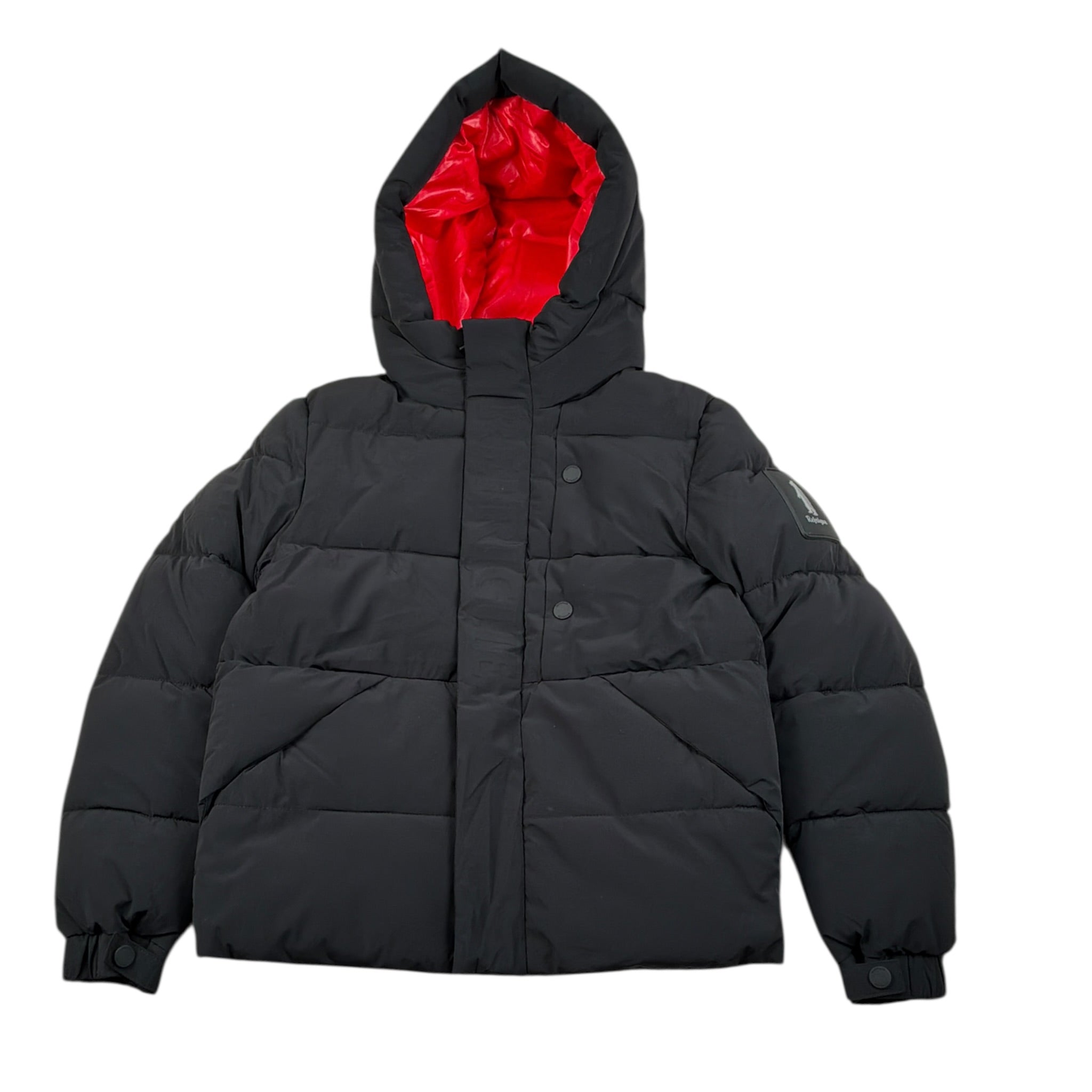 Refrigue Giubbino tinta unita con Cappuccio E Zip Nero per Bambino 2831O00029 NERO REFRIGUE 