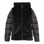 Refrigue Giubbino tinta unita con Cappuccio Reversibile Nero per Bambina 2841O00003 NERO REFRIGUE 