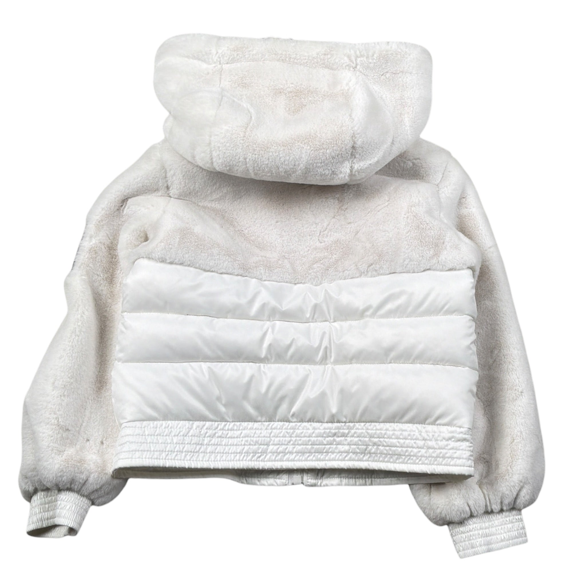 Refrigue Giubbino tinta unita con Cappuccio Bianco per Bambina 2841O00045X BIANCO REFRIGUE 