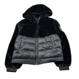 Refrigue Giubbino tinta unita con Cappuccio Nero per Bambina 2841O00045XX NERO REFRIGUE 