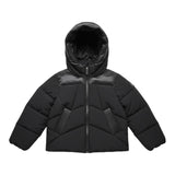 Refrigue Giubbino tinta unita con Zip E Cappuccio Nero per Bambino 2841O00046 NERO REFRIGUE 