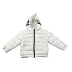Refrigue Giubbino tinta unita con Zip Cappuccio Bianco per Neonato 2871O00011X BIANCO REFRIGUE 