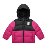 Refrigue Giubbino Bicolore con Zip E Cappuccio Fuxia per Bambina 2881O00015 FUXIA REFRIGUE 