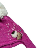 Regina By Angela Maffei Cappello Bicolore con Pon Pon Fuxia per Bambina WKWK FUXIA REGINA BY ANGELA MAFFEI 