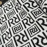 Relish Cardigan Bicolore Logato Bianco/Nero per Bambina RGP2402637 BIANCO/NERO RELISH 