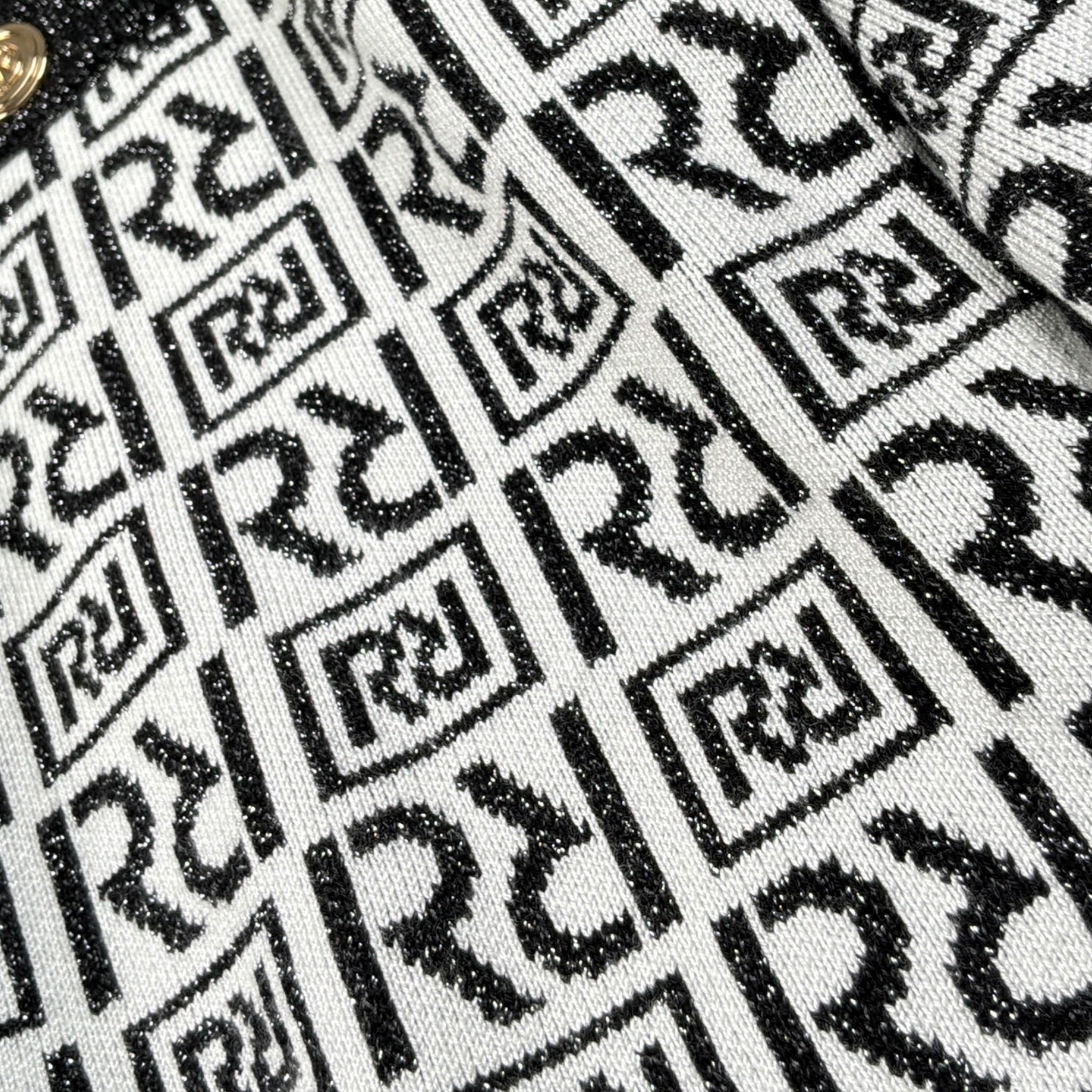 Relish Cardigan Bicolore Logato Bianco/Nero per Bambina RGP2402637 BIANCO/NERO RELISH 
