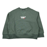 Replay Felpa Chiusa Girocollo tinta unita con Stampa Verde per Bambino SB2076 VERDE REPLAY 