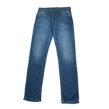 Replay Jeans tinta unita con Girovita Regolabile Blu per Bambino SB9105050 BLU REPLAY 