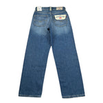Replay Jeans tinta unita con Girovita Regolabile Blu per Bambino SB9Z1 BLU REPLAY 