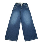 Replay Jeans tinta unita con Elastico In Vita Blu per Bambina SG4951 BLU REPLAY 